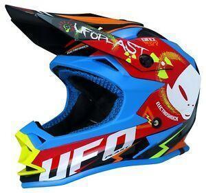 Мотошлем подростковый UFO HELMET BOY ONYX ELECTROSHOCK