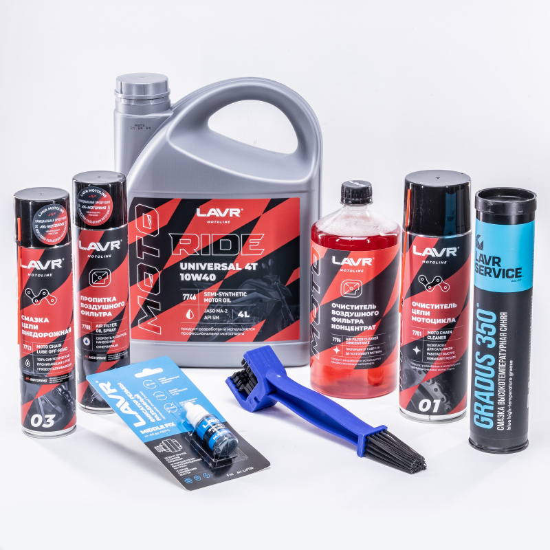 Набор ГСМ для обкатки и обслуживания ДЕБЮТАНТ №2 LAVR