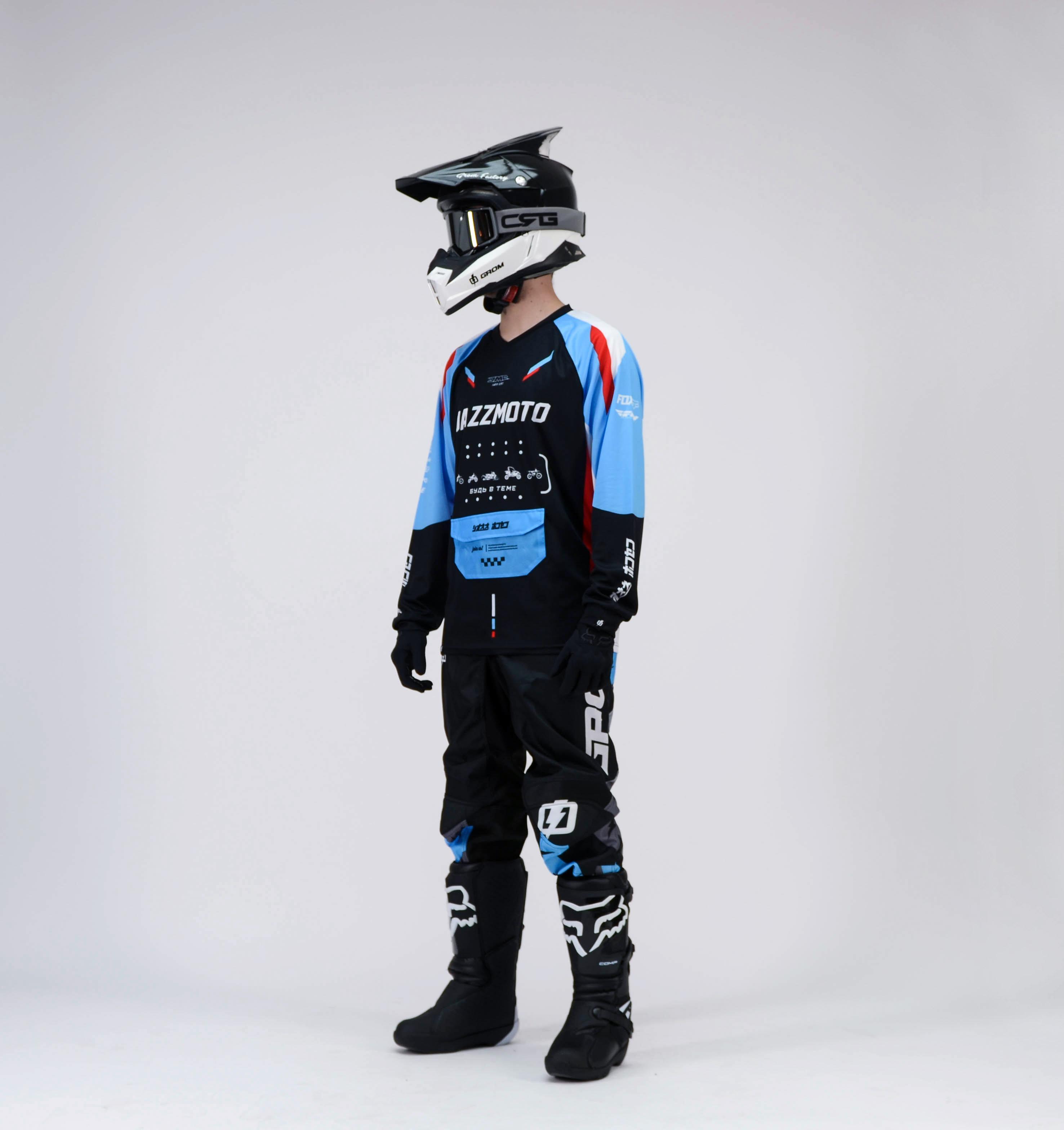 Джерси с карманом JAZZMOTO Helm Supercross